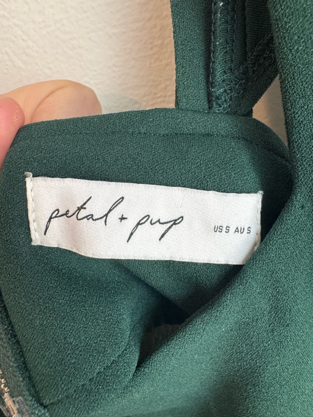 Petal & Pup Dark Green Ruffle High-Low Midi Dress - Picture 9 of 10
